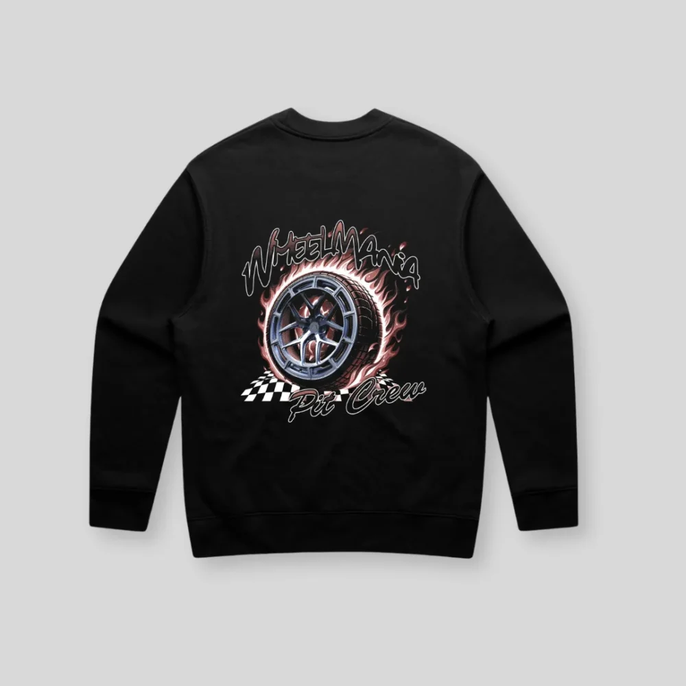 Wheelmania Pit Crew Sweatshirt Black