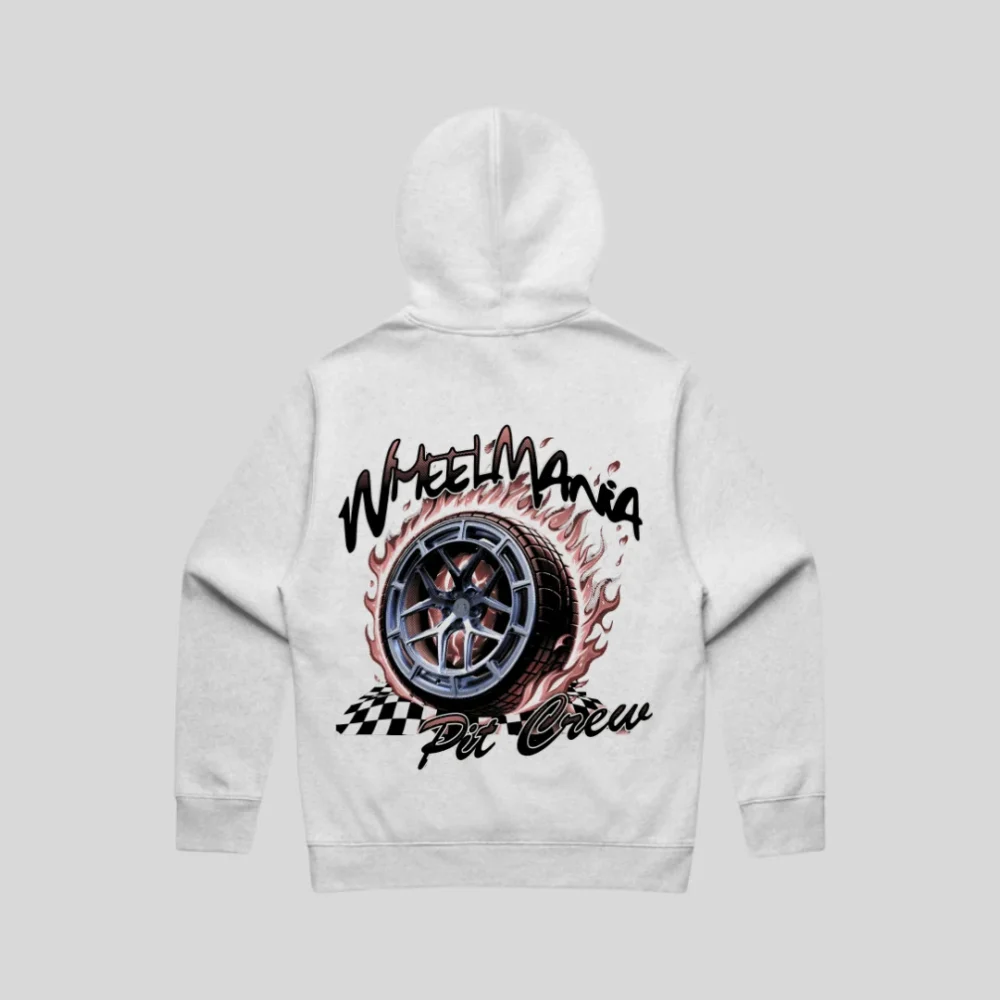 Wheelmania Pit Crew Hoodie Grey